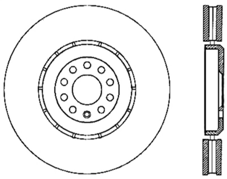 CRYO SPORT SLOTTED ROTOR