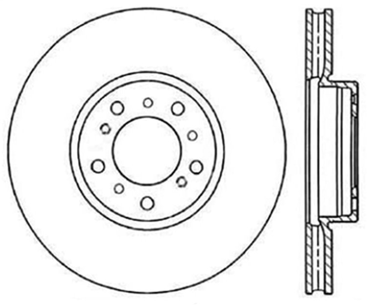 CRYO SPORT SLOTTED ROTOR