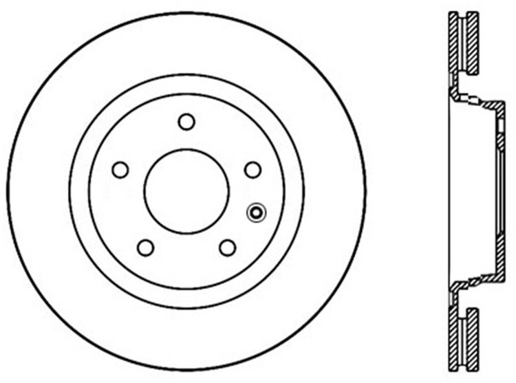 Sport Slotted Rotor Right