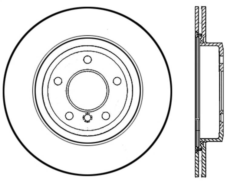 Sport Slotted Rotor Left