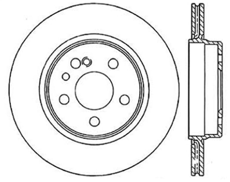 Sport Slotted Rotor Right