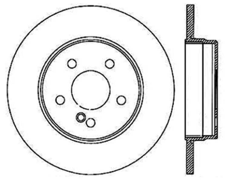 Sport Slotted Rotor Right