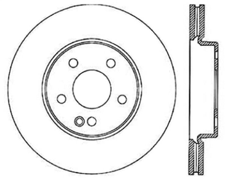 Sport Slotted Rotor Right