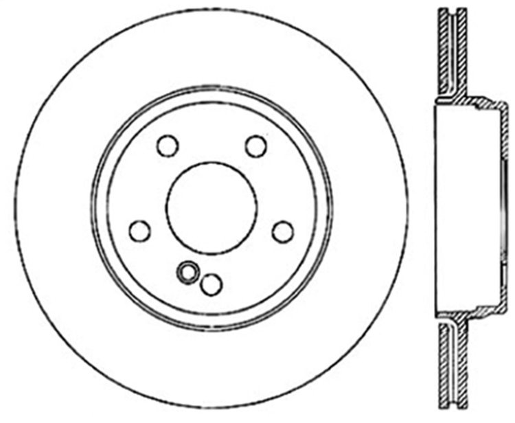 Sport Slotted Rotor Left