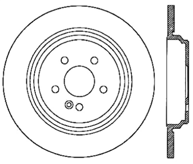 Sport Slotted Rotor Left
