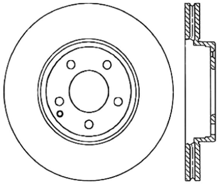 Sport Slotted Rotor Right