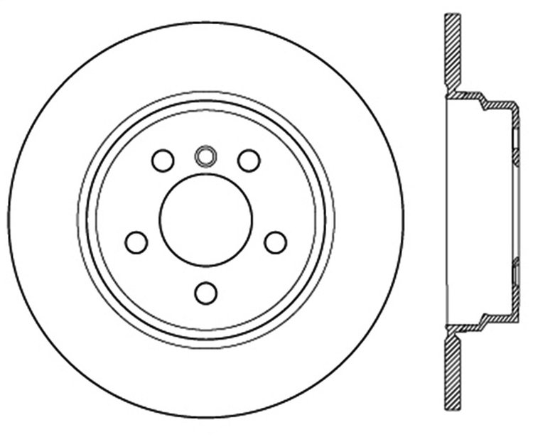 Sport Slotted Rotor Left