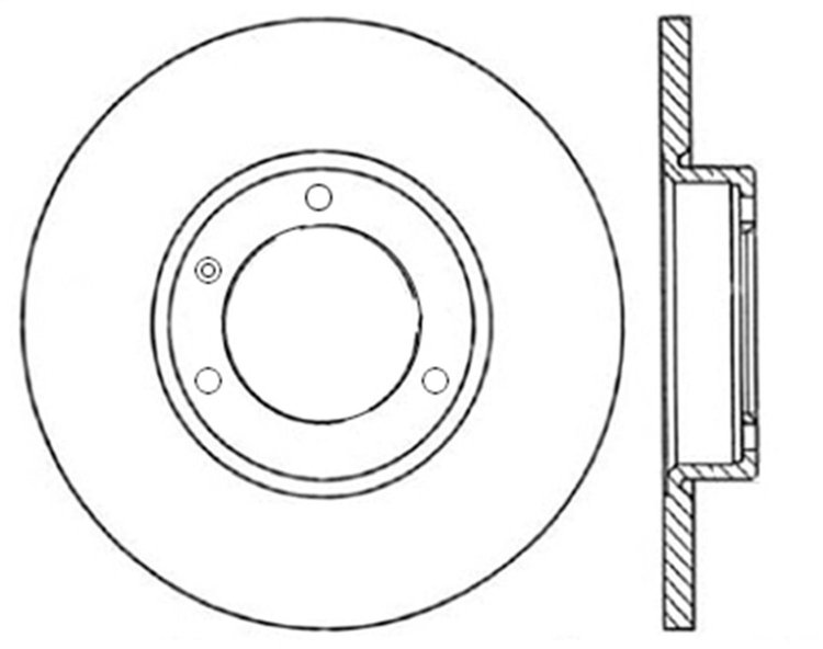 Sport Slotted Rotor Right