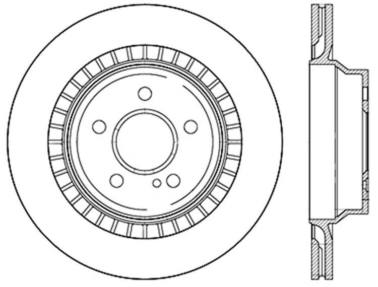 Sport Slotted Rotor Right