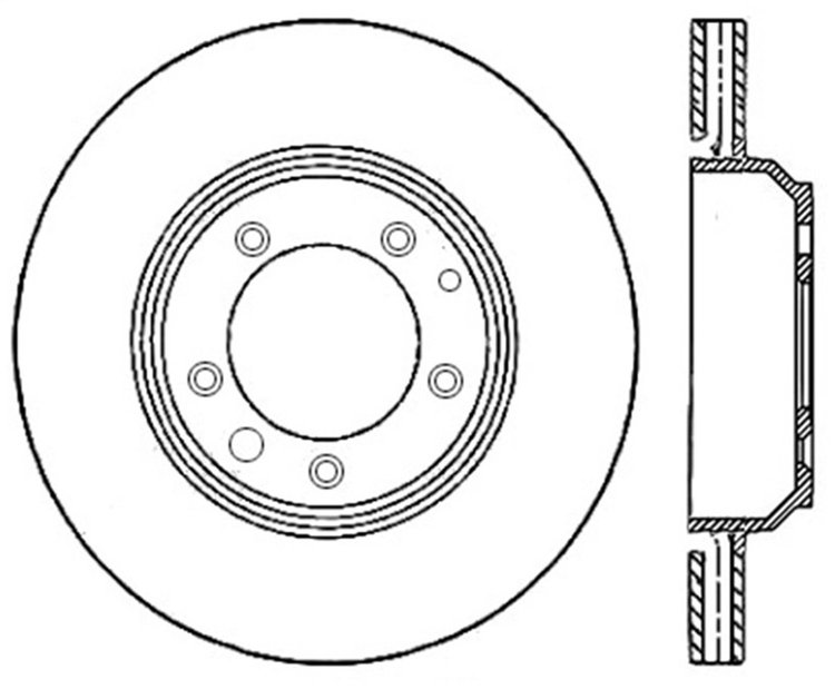 Sport Slotted Rotor Right