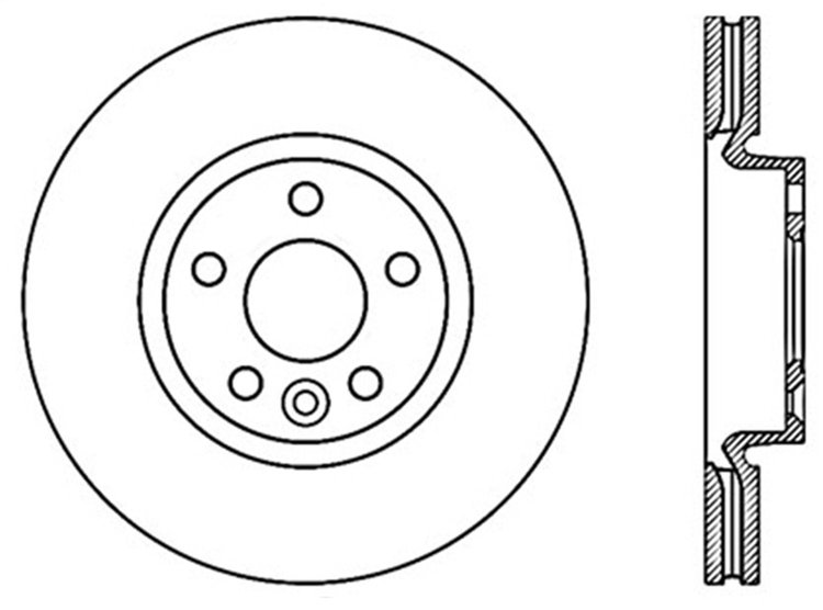 Sport Slotted Rotor Right