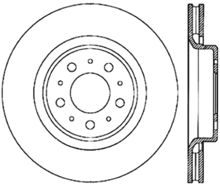 CRYO SPORT SLOTTED ROTOR
