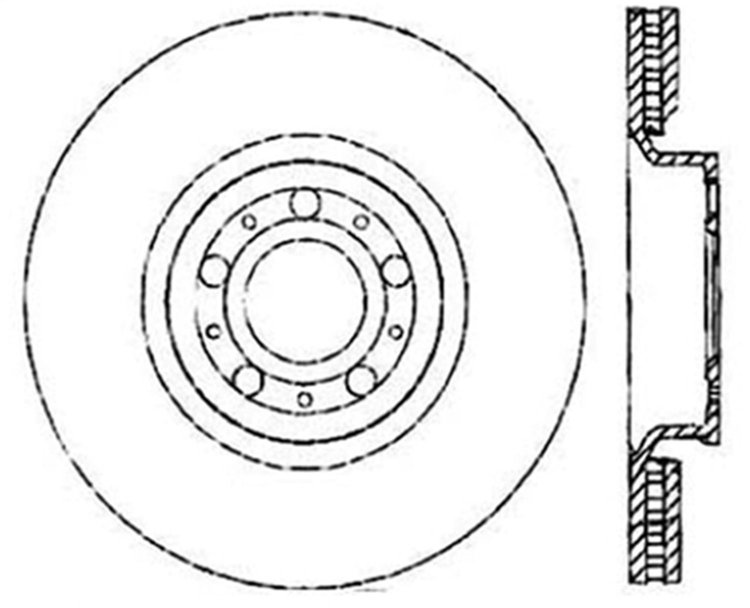 CRYO SPORT SLOTTED ROTOR