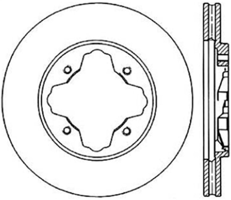CRYO SPORT SLOTTED ROTOR