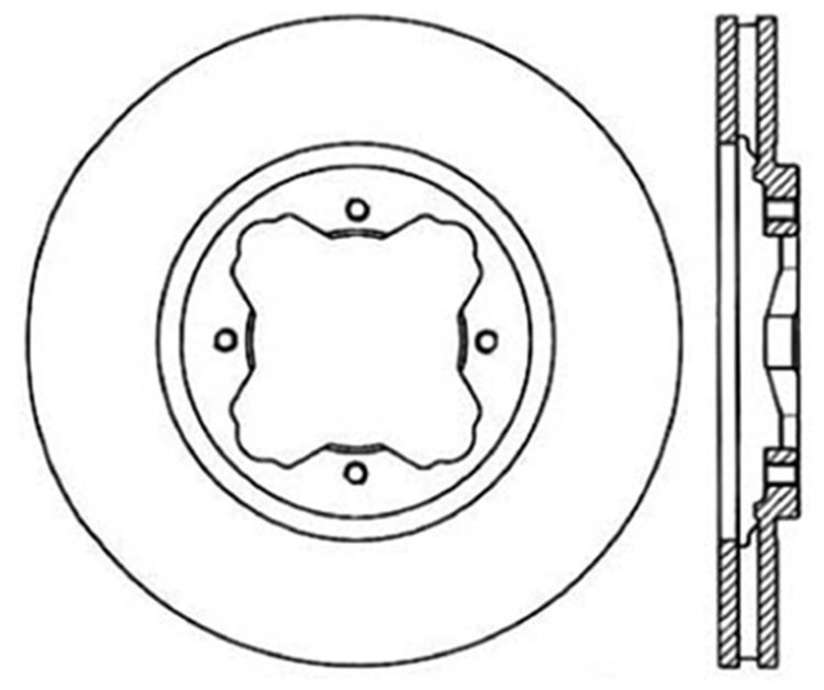CRYO SPORT SLOTTED ROTOR