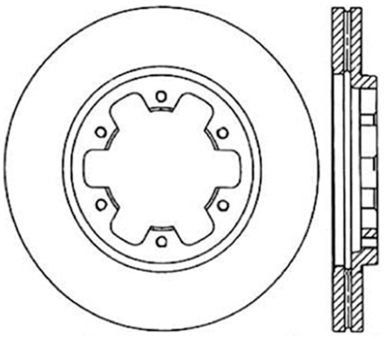 CRYO SPORT SLOTTED ROTOR