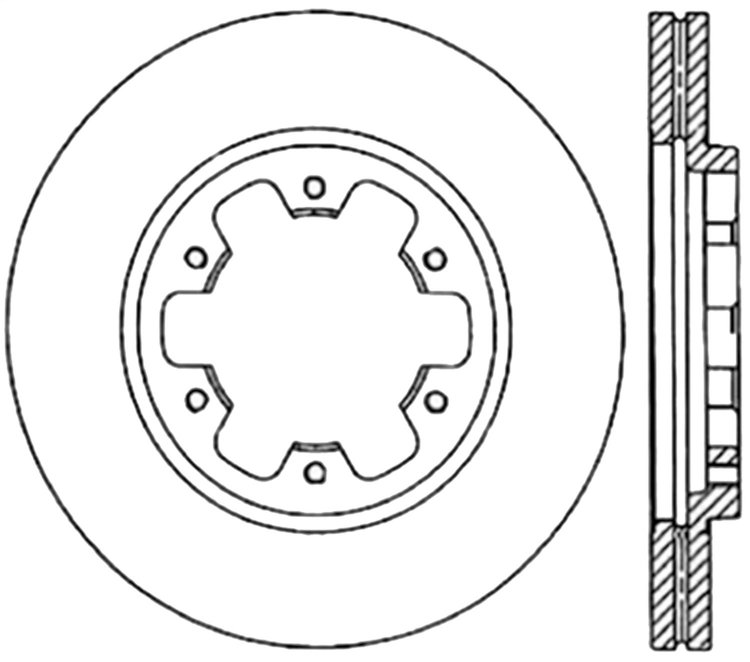 CRYO SPORT SLOTTED ROTOR