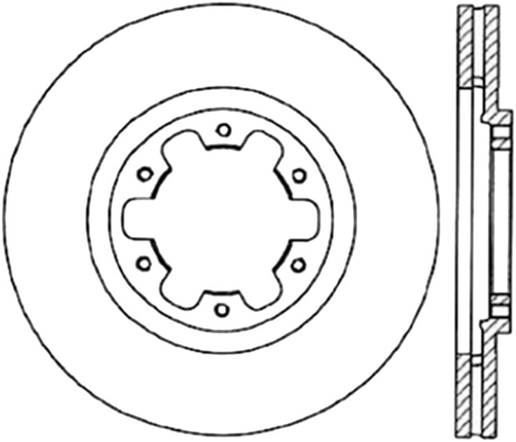 CRYO SPORT SLOTTED ROTOR