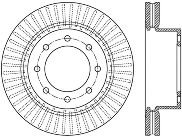Sport Slotted Rotor Right