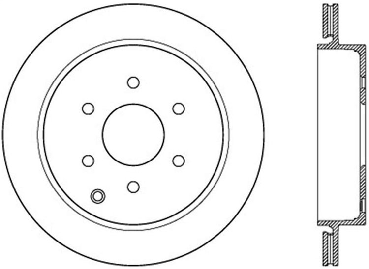 Sport Slotted Rotor Right