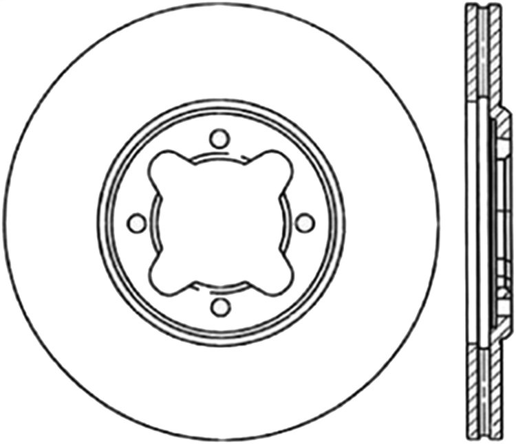 CRYO SPORT SLOTTED ROTOR