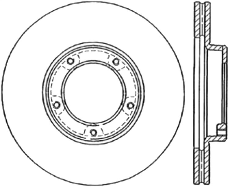 CRYO SPORT SLOTTED ROTOR