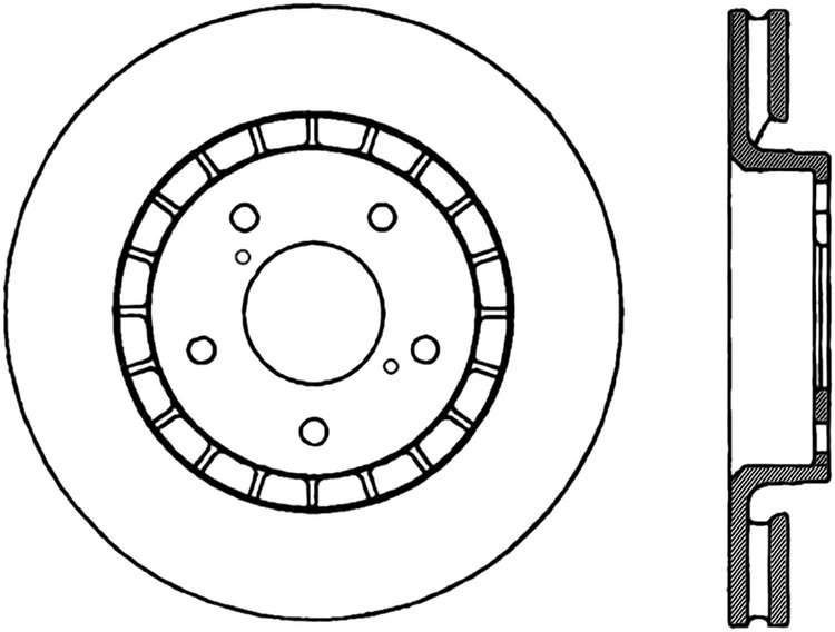 CRYO SPORT SLOTTED ROTOR