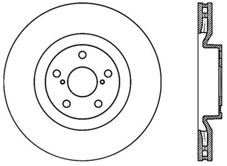 Sport Slotted Rotor Right