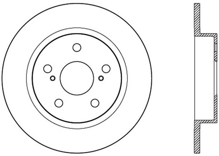 Sport Slotted Rotor Right