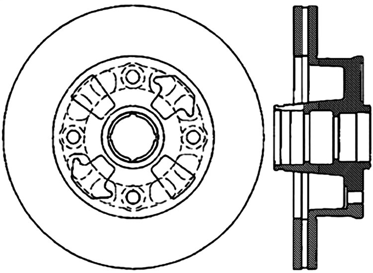 CRYO SPORT SLOTTED ROTOR