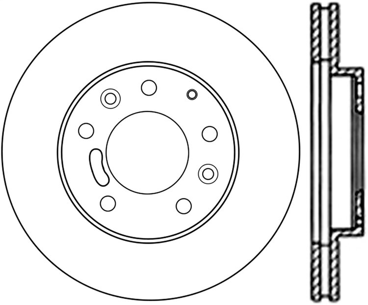 CRYO SPORT SLOTTED ROTOR