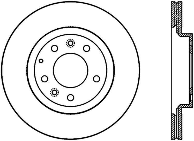 CRYO SPORT SLOTTED ROTOR