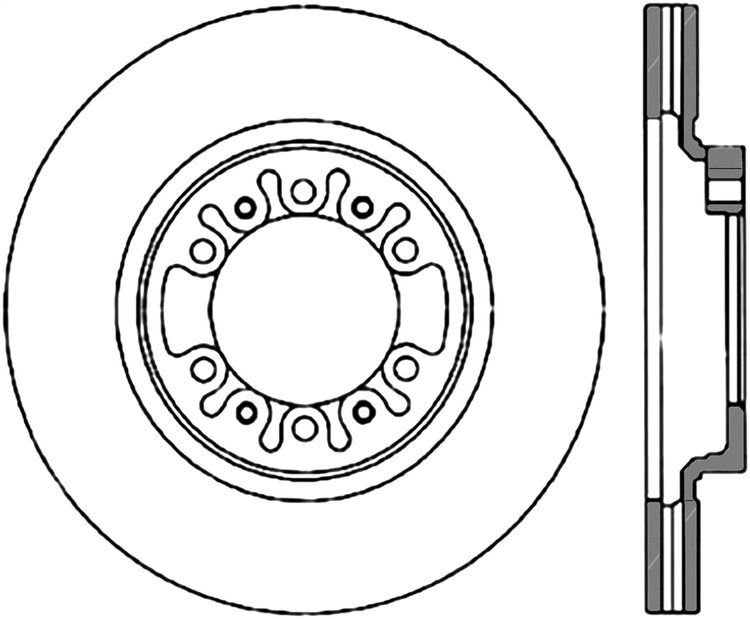 CRYO SPORT SLOTTED ROTOR