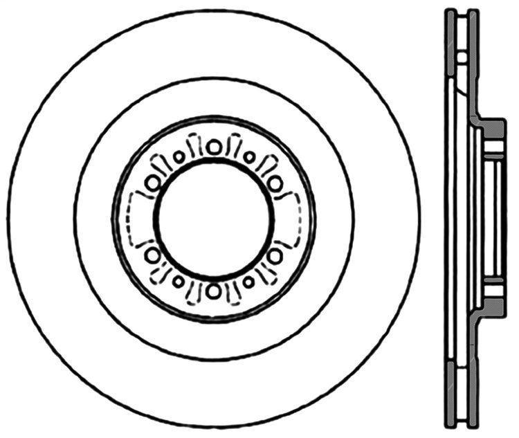 CRYO SPORT SLOTTED ROTOR