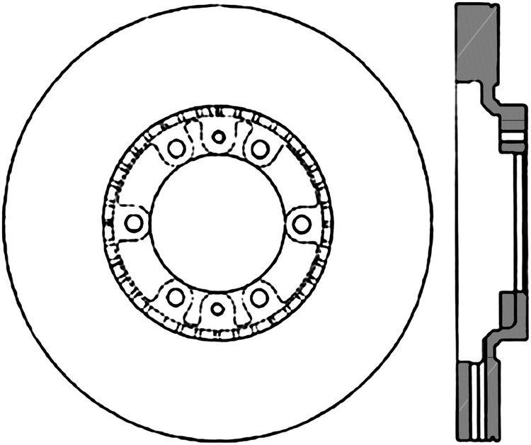 CRYO SPORT SLOTTED ROTOR