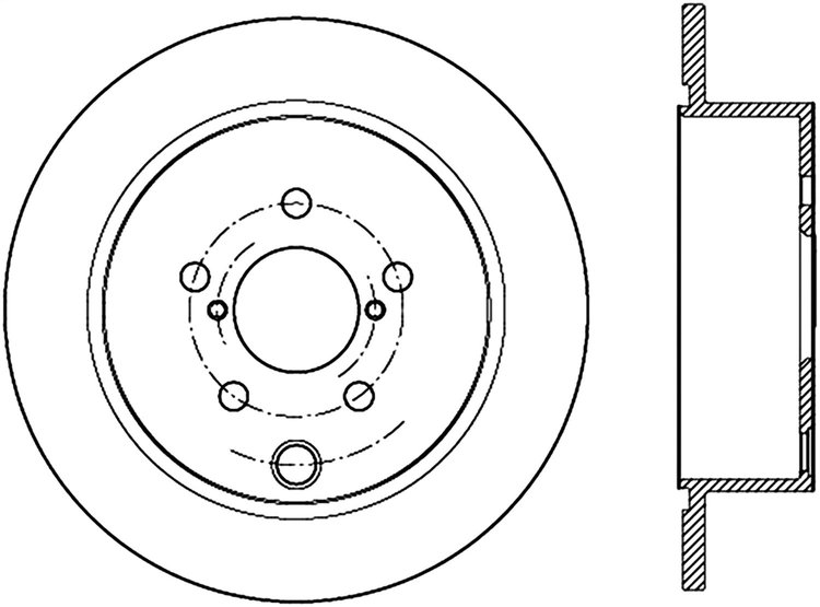 Sport Slotted Rotor Right