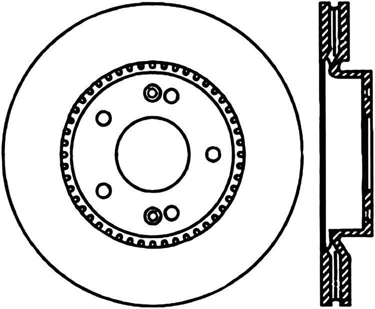 CRYO SPORT SLOTTED ROTOR