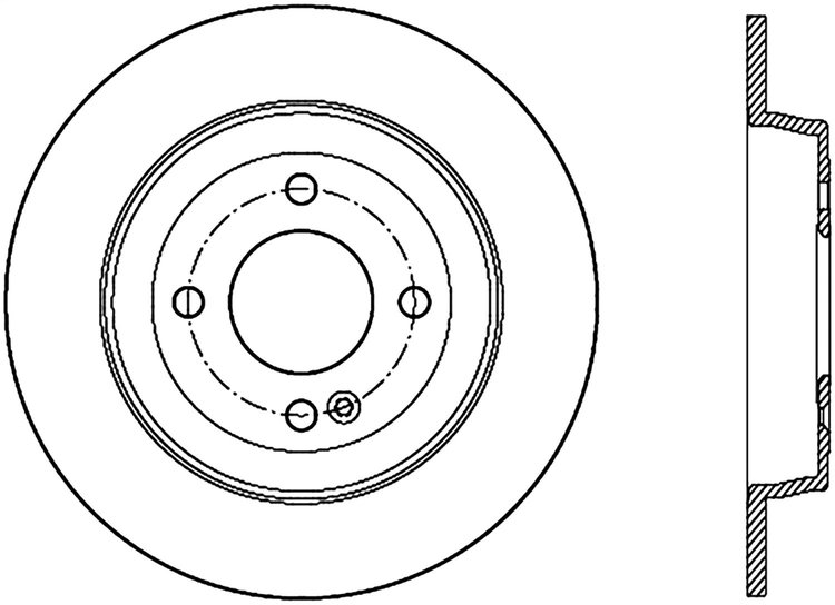 Sport Slotted Rotor Right