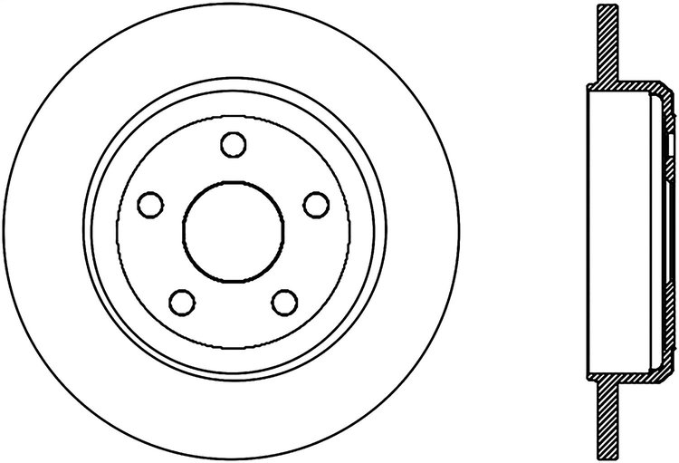 Sport Slotted Rotor Right