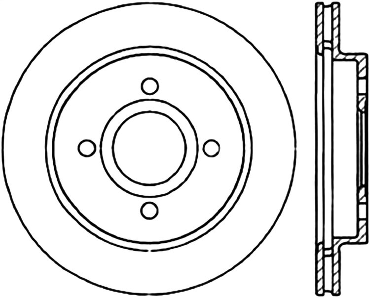 CRYO SPORT SLOTTED ROTOR