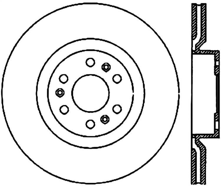 CRYO SPORT SLOTTED ROTOR