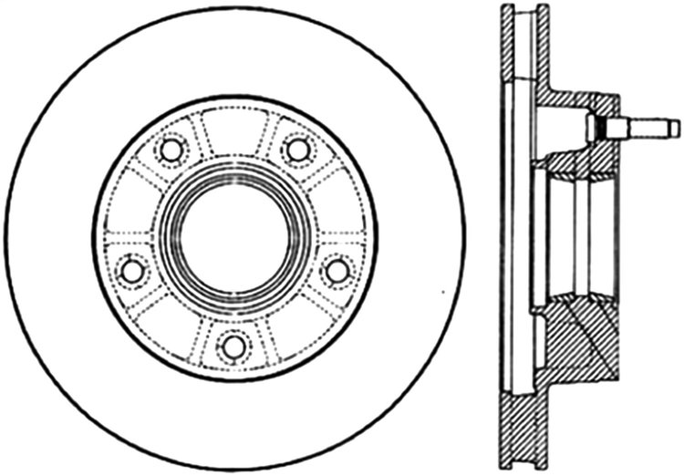 CRYO SPORT SLOTTED ROTOR