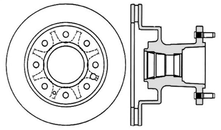 Sport Slotted Rotor Right