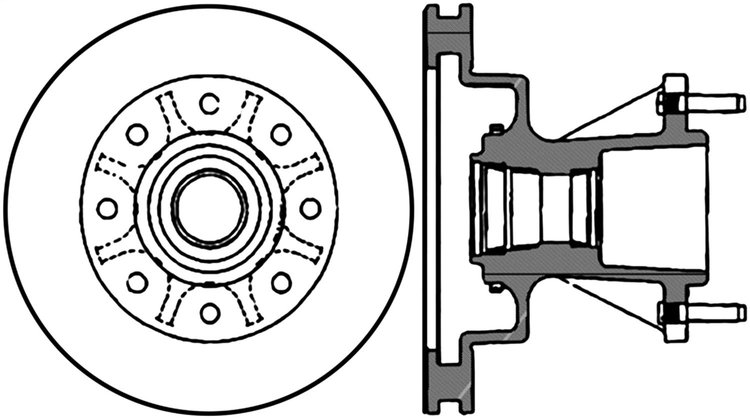 CRYO SPORT SLOTTED ROTOR