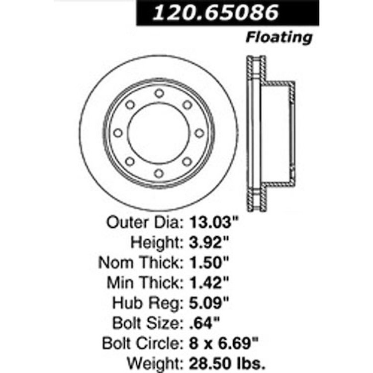 Sport Slotted 1999-2005 Ford Excursion F-250 Super Duty F-350 Super Duty