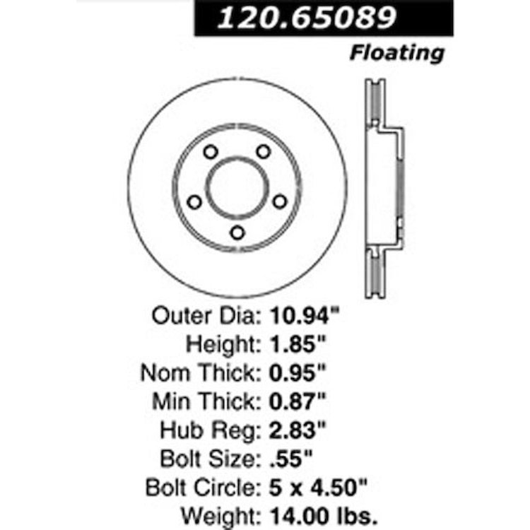 Sport Slotted 2001-2007 Ford Mazda Mercury Escape Mariner Tribute