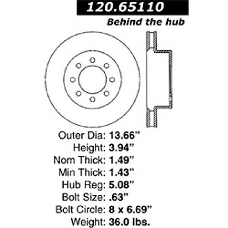 Sport Slotted 2005-2012 Ford F-350 Super Duty F-450 Super Duty