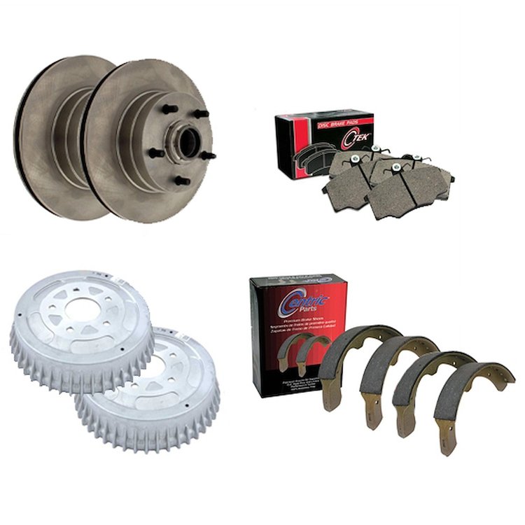 Centric Front Disc/Rear Drum Brake Kit for 1967-1968 GM A/F/X-Body