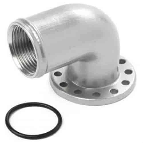 EWP Pump Flange Adapter 1-1/2" Hose Barb 90-Degree