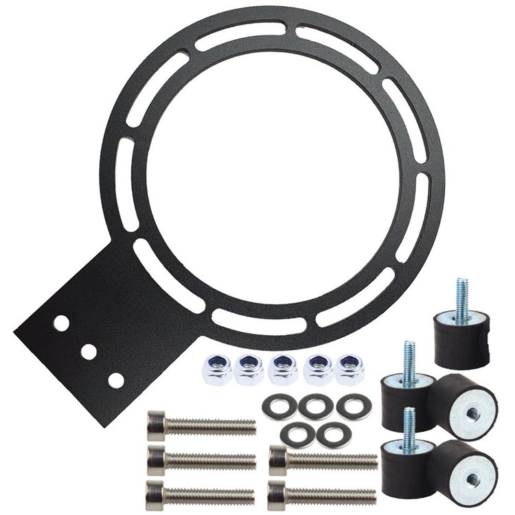 EWP Mounting Plate for EWP115, EWP130 and EWP150 Electric Water Pumps [Aluminum, Black]